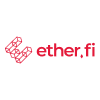 Etherfi brand logo with a stylized red "E" followed by the text "ether.fi" in red.