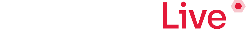 RedStone Live wordmark with a red hexagon symbol.