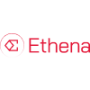 Ethena company logo with a stylized E inside a circle.