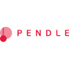 Pendle logo with red text and a red circular symbol formed by small dots.